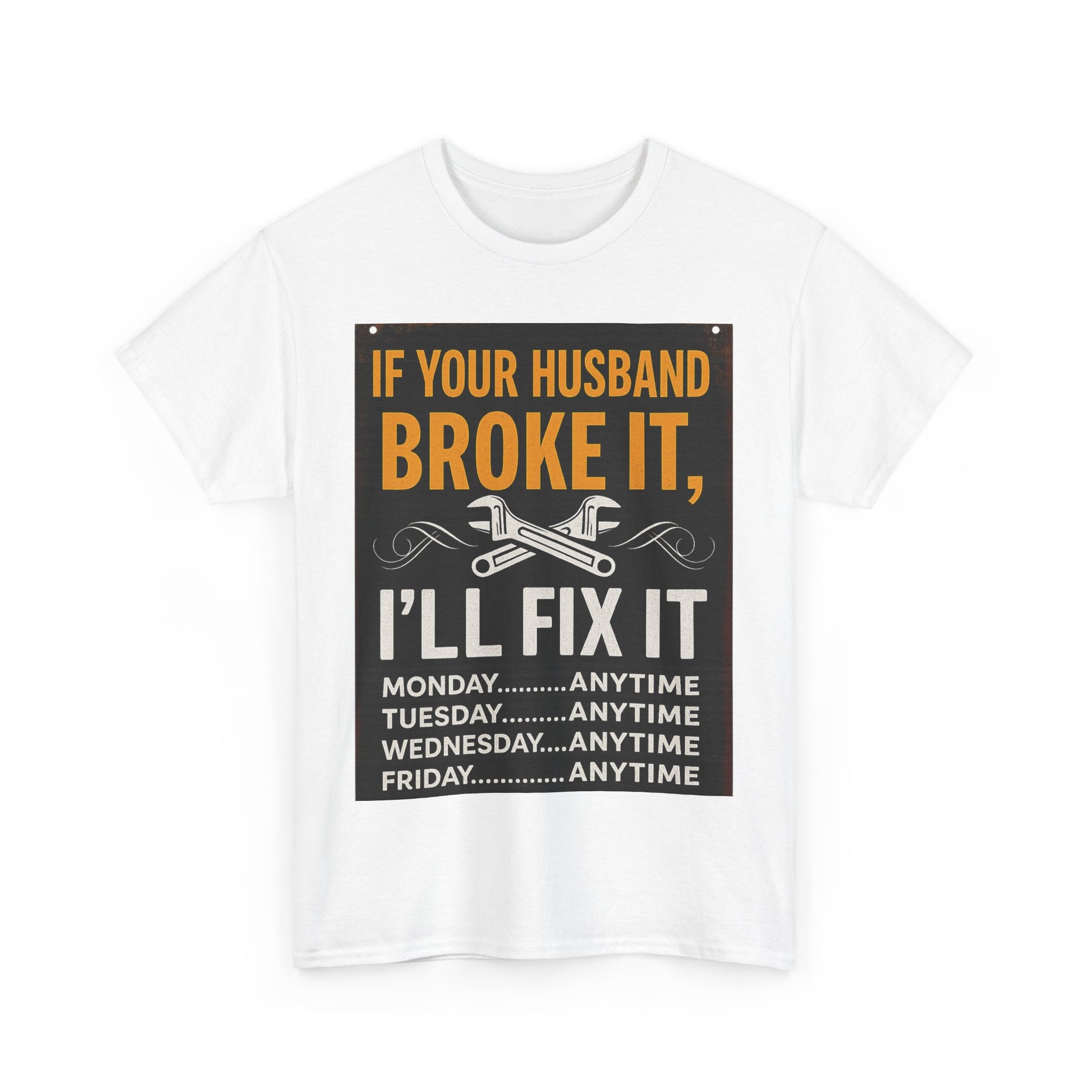 funny blue collar tee