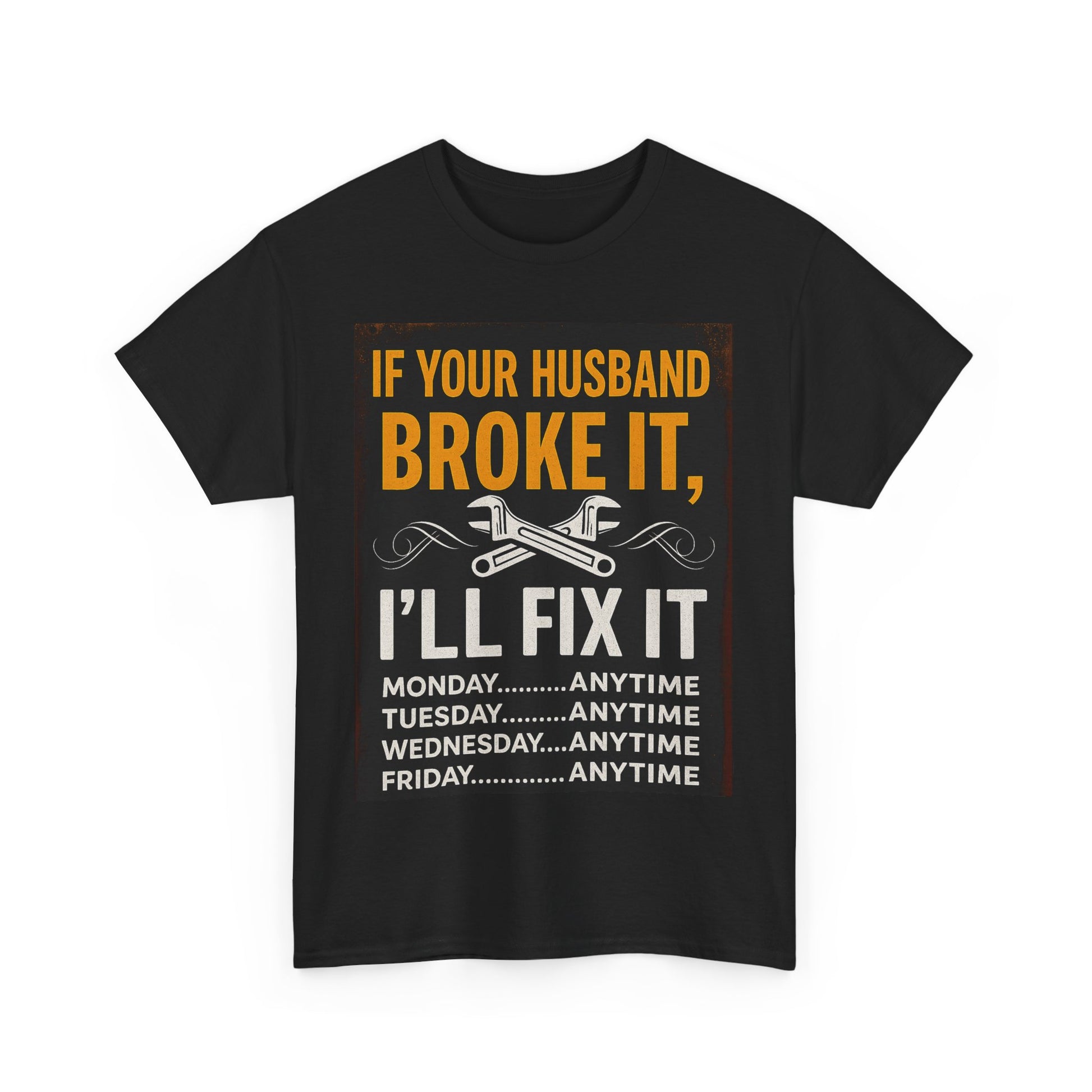 funny blue collar tee