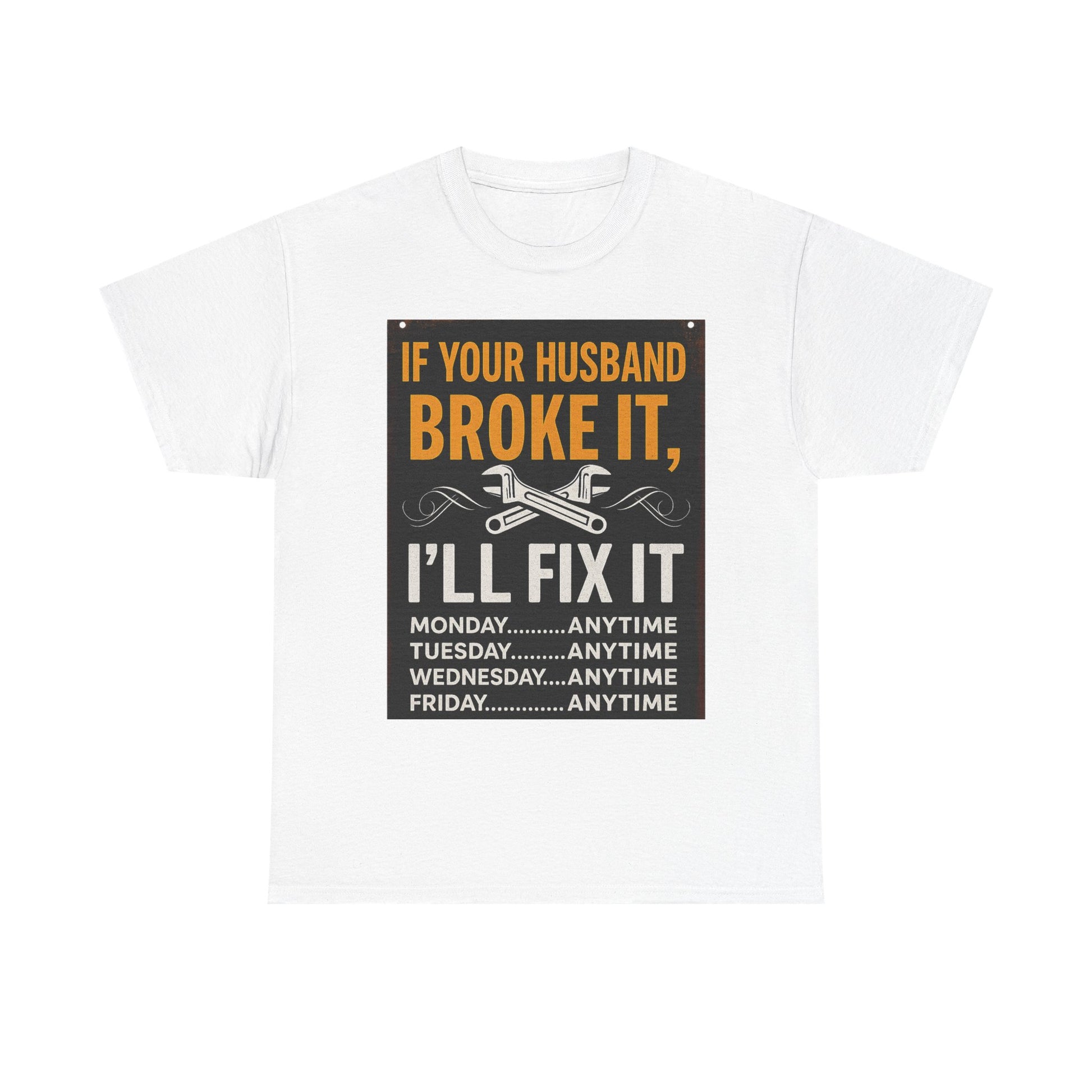 funny blue collar tee