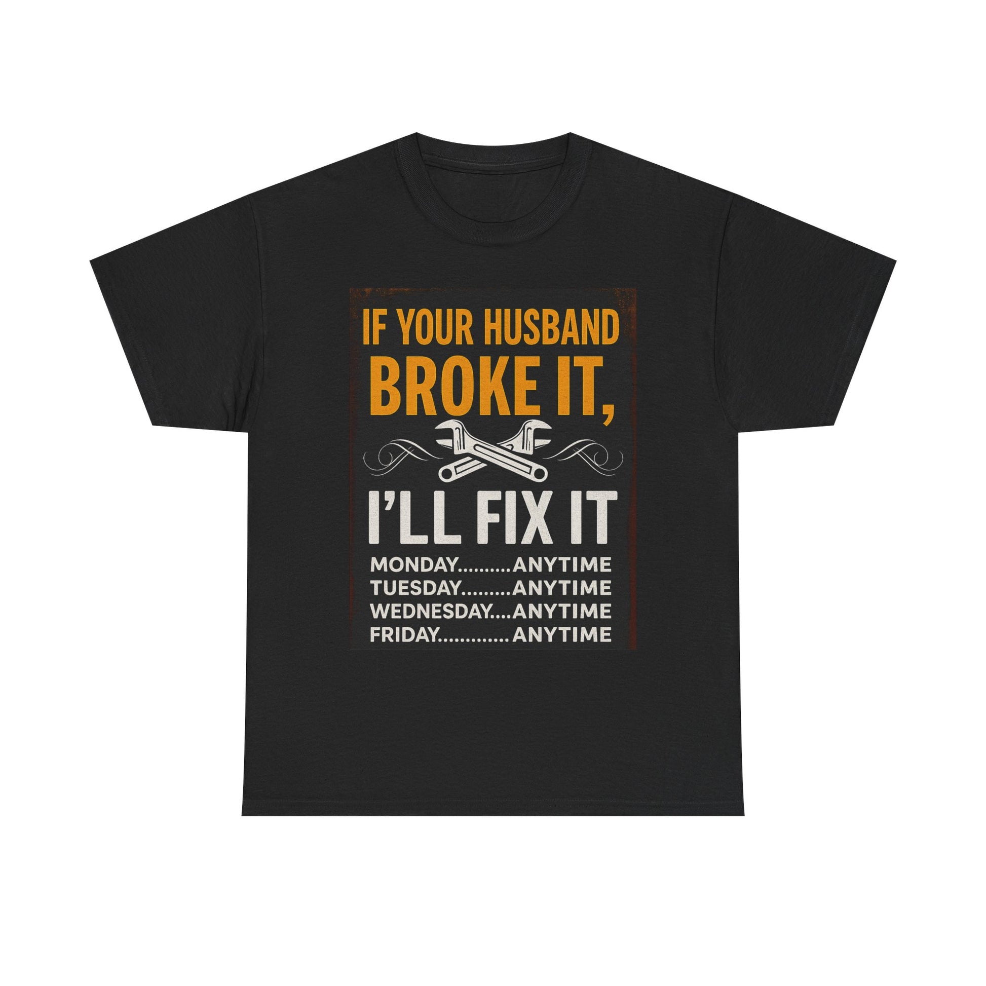 funny blue collar tee